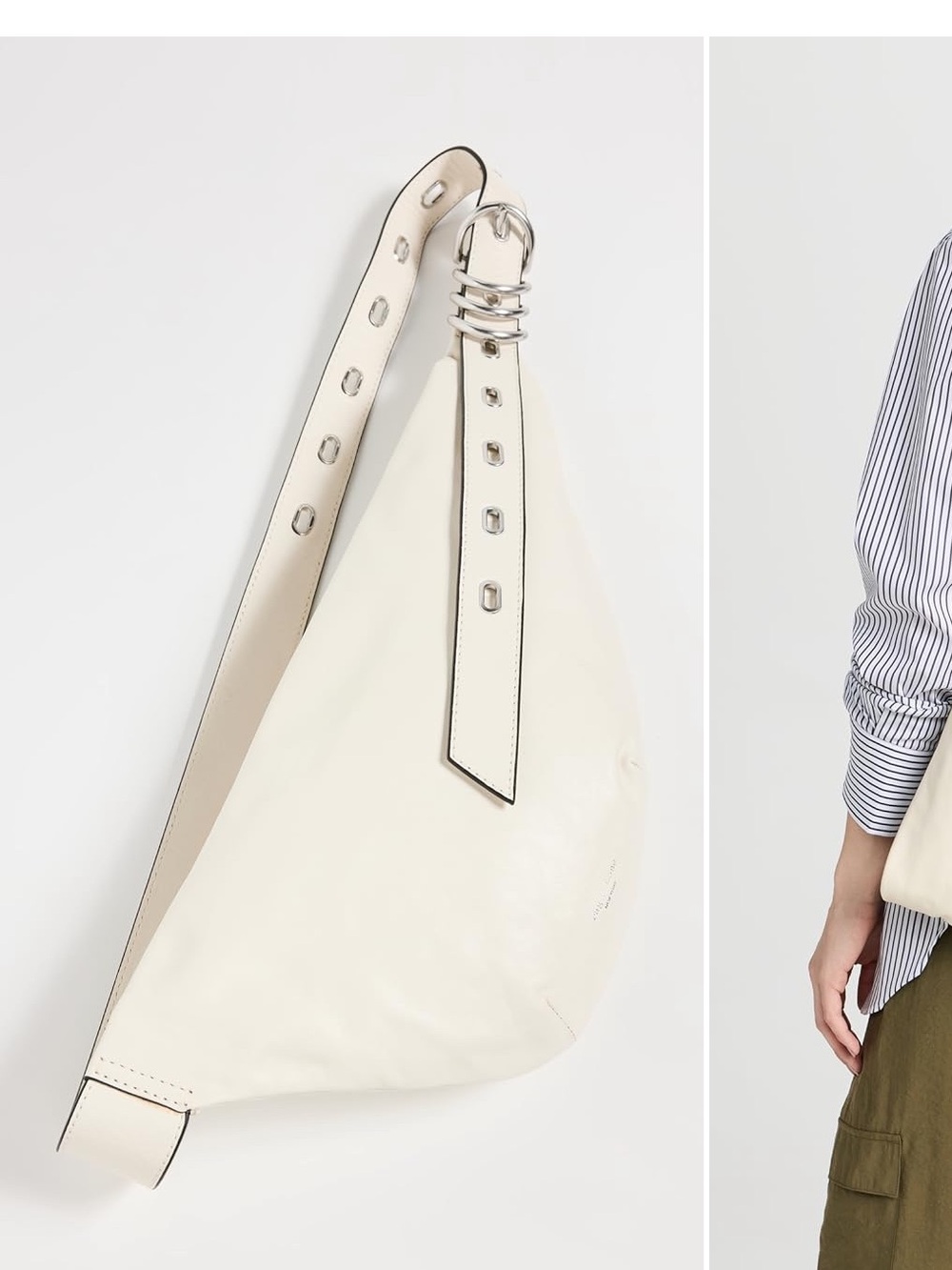 rag & bone
Petra Sling Bag in Antique White Leather - Picture 6 of 8